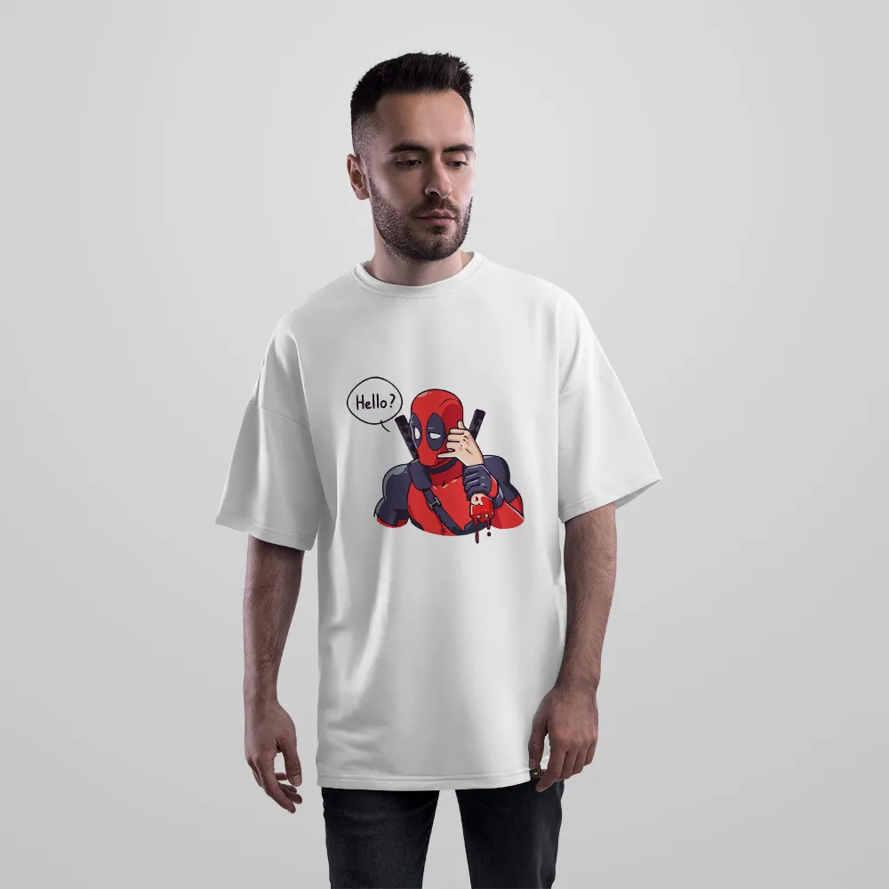 تیشرت اورسایز ددپول طرح Hello (Deadpool)