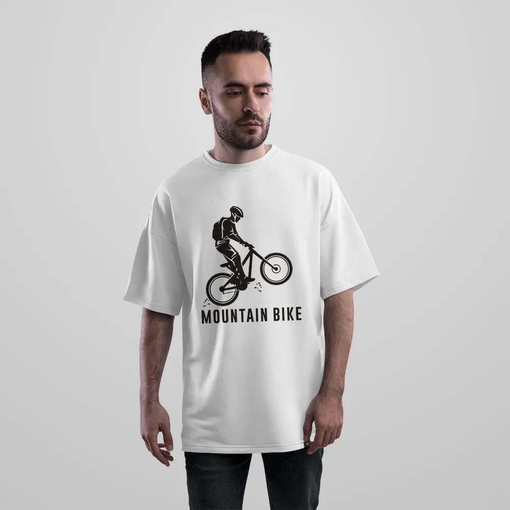تیشرت اورسایز دوچرخه کوهستان طرح Mountain Bike
