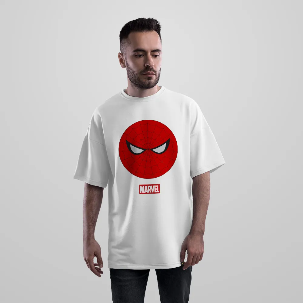 تیشرت اورسایز مارول طرح ماسک مرد عنکبوتی (Spider-Man)