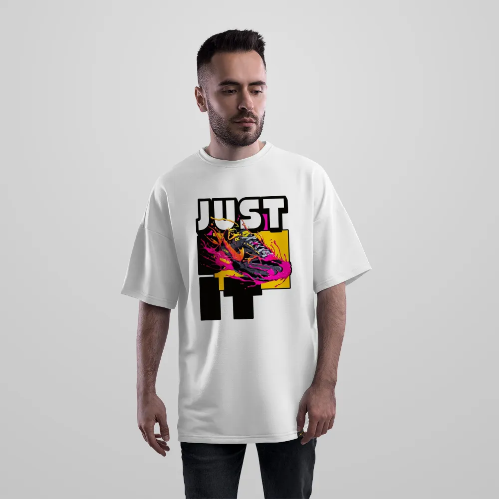 تیشرت اورسایز نایک طرح گرافیکی Just Do It