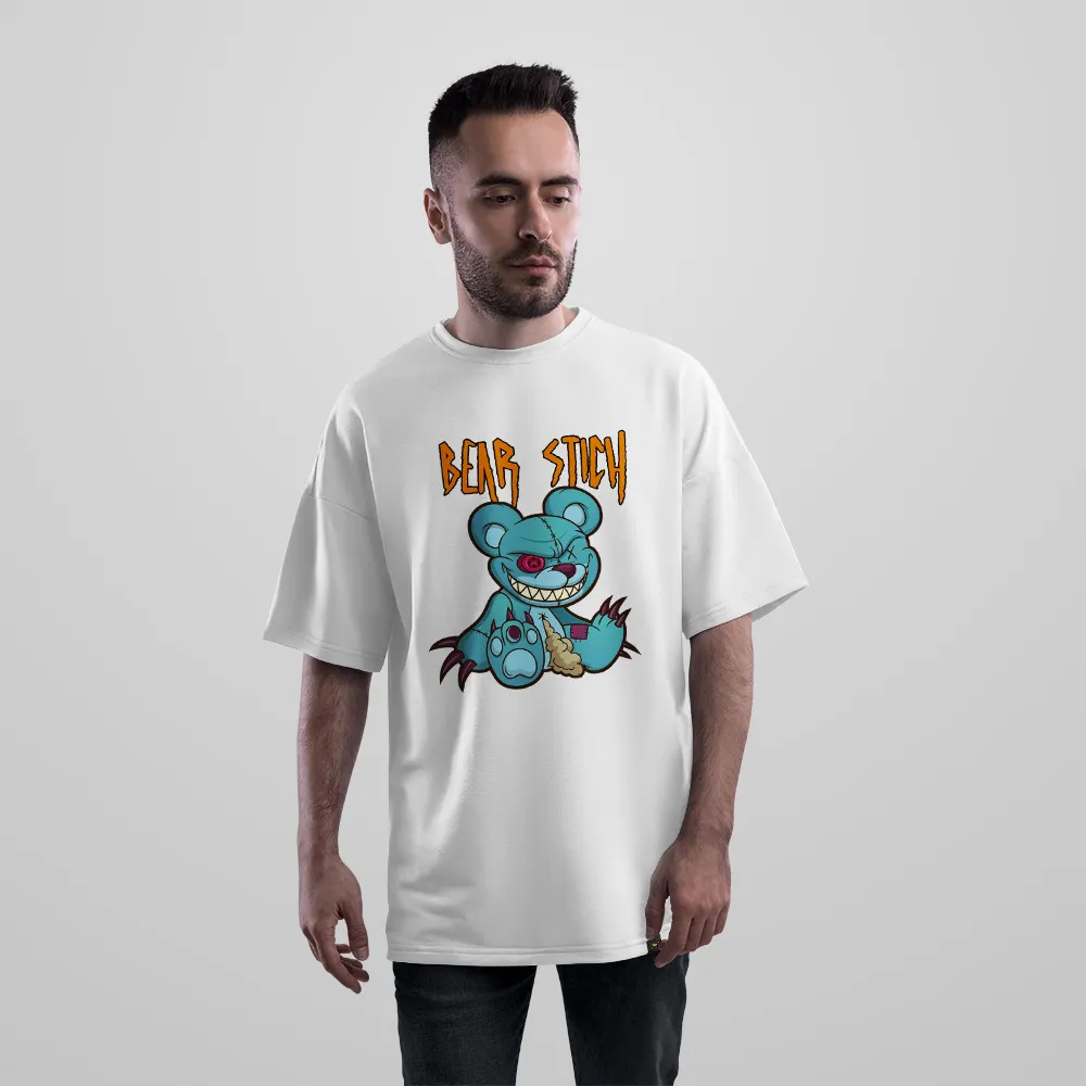تیشرت اورسایز خرس عروسکی طرح Bear Stitch