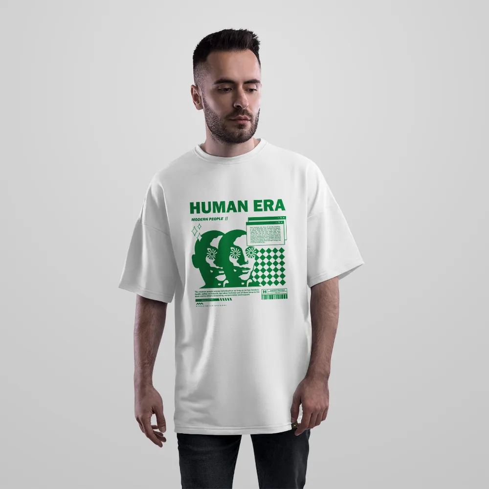 تیشرت اورسایز طرح HUMAN ERA MODERN PEOPLE // And therefore the idea of serving mankind. Of the