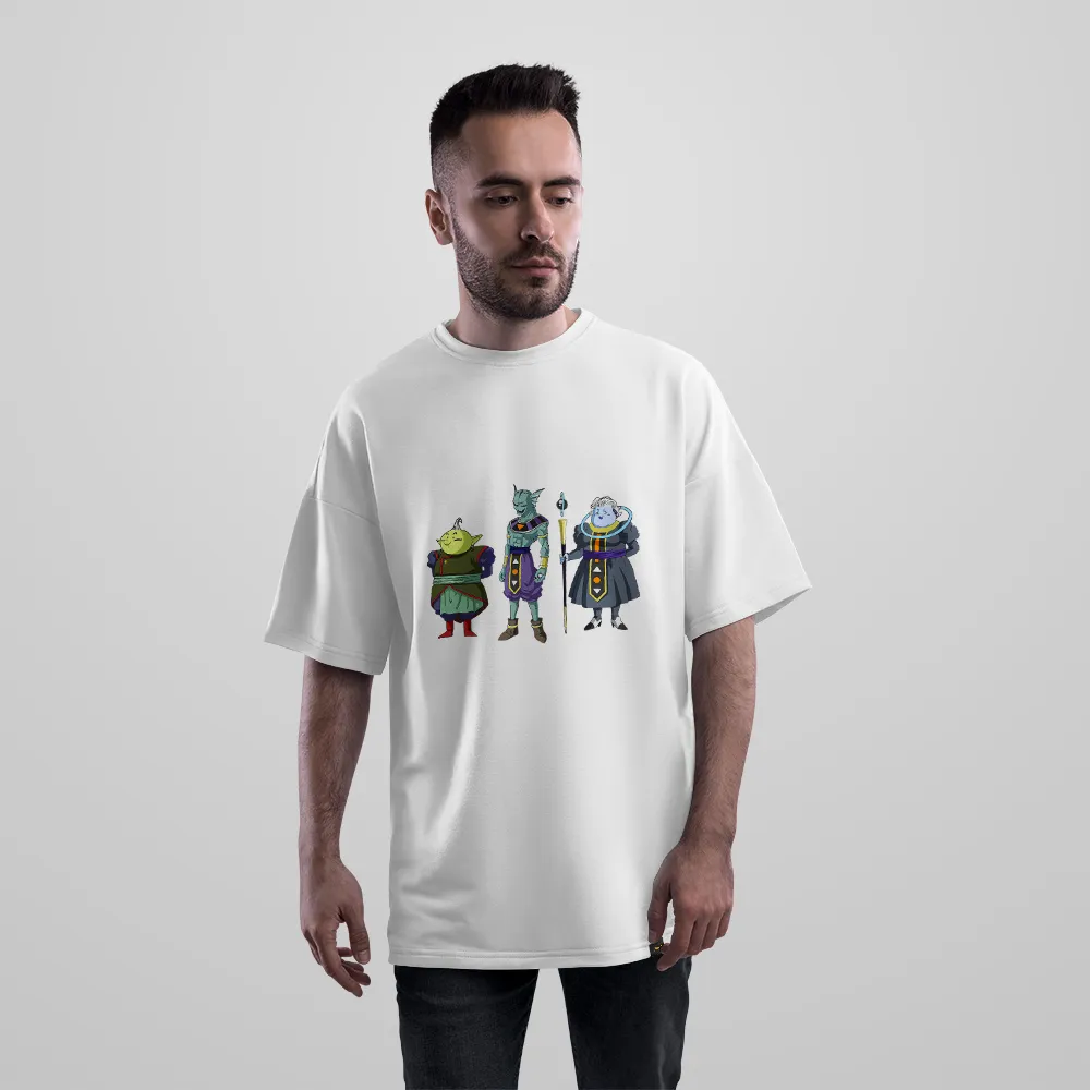 تیشرت اورسایز طرح خدایان Dragon Ball