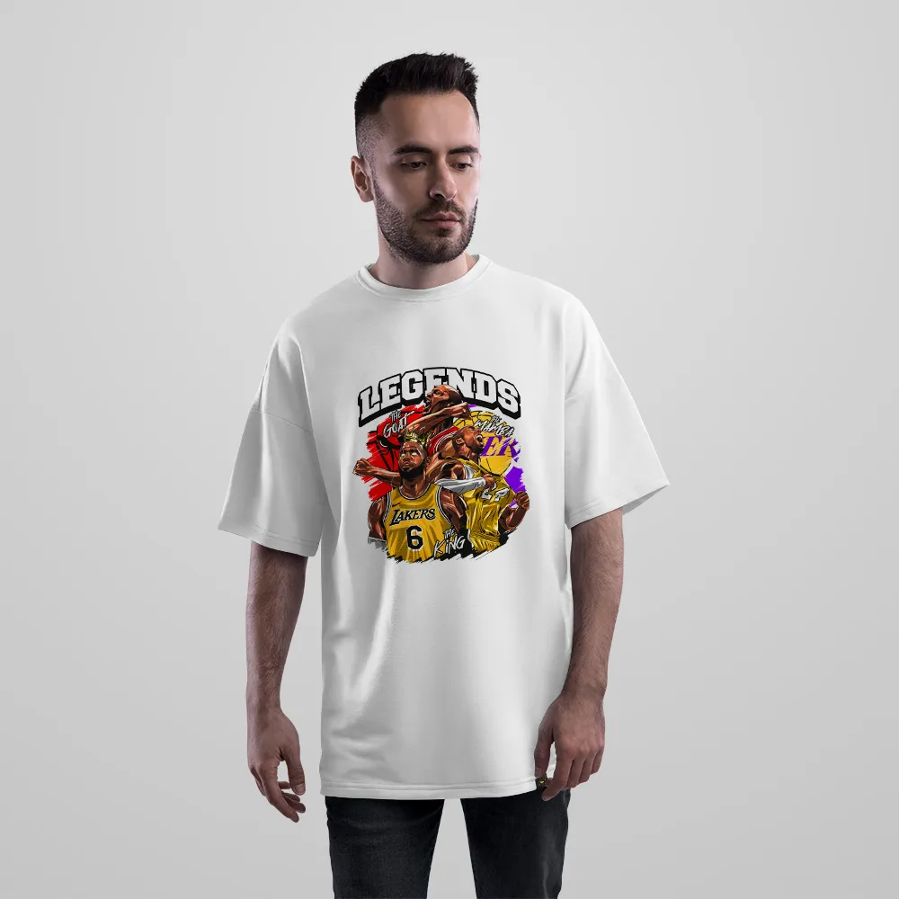 تیشرت اورسایز بسکتبال لبران جیمز Legends