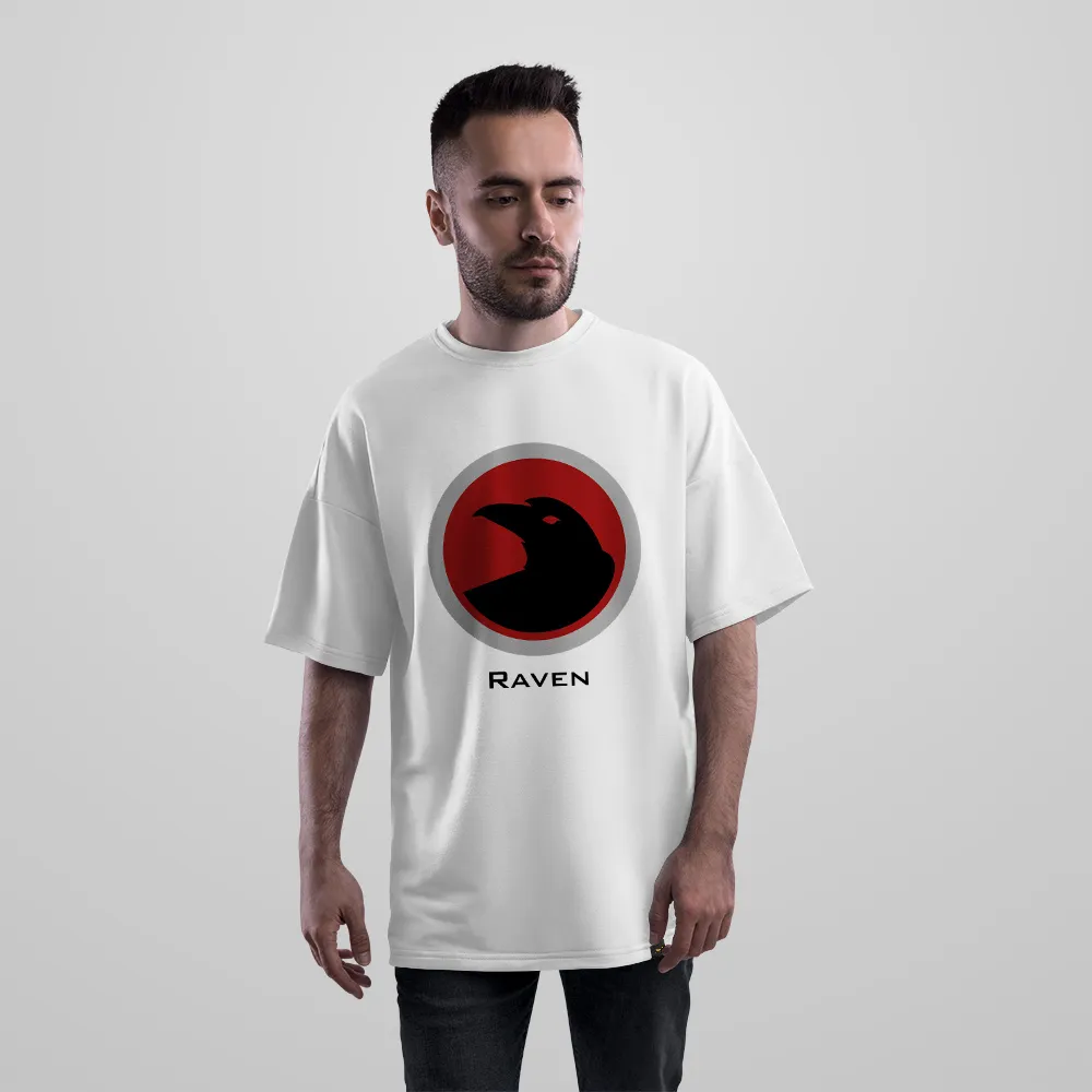 تیشرت اورسایز دی‌سی طرح لوگوی ریون (Raven)