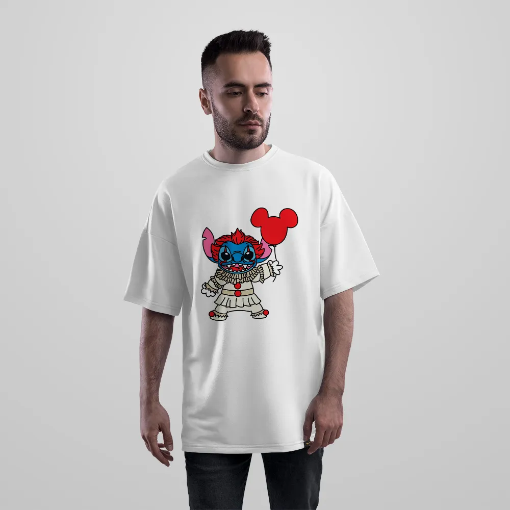 تیشرت اورسایز هالووین استیچ Pennywise