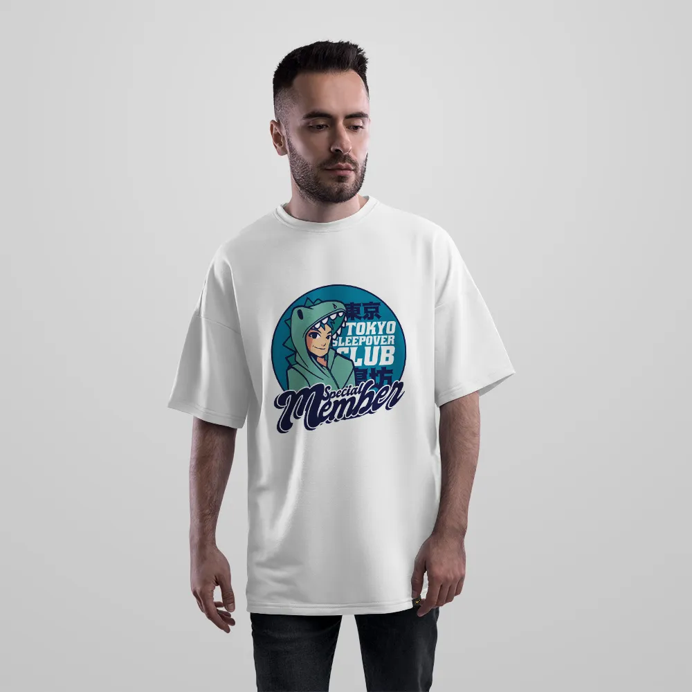 تیشرت اورسایز طرح باشگاه شب‌نشینی توکیو
