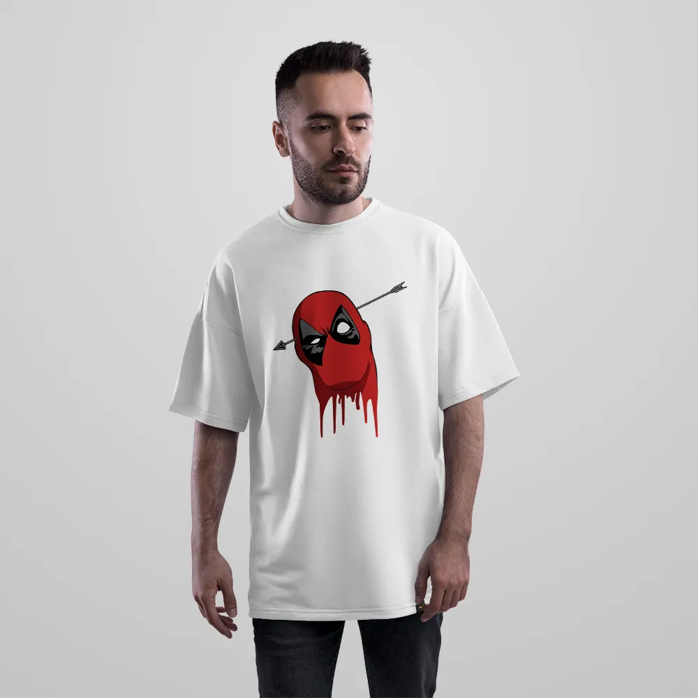 تیشرت اورسایز ددپول طرح سر با تیر (Deadpool)