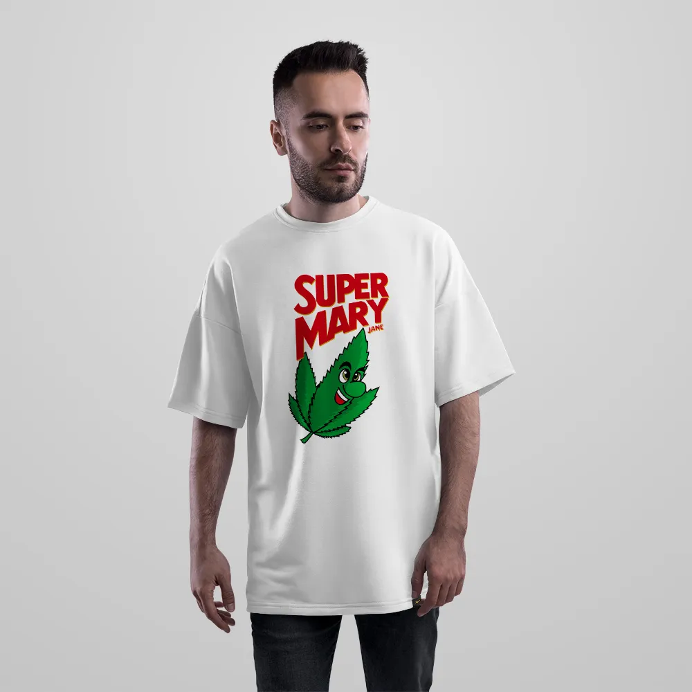تیشرت اورسایز سوپر ماریو طرح Super Mary Jane