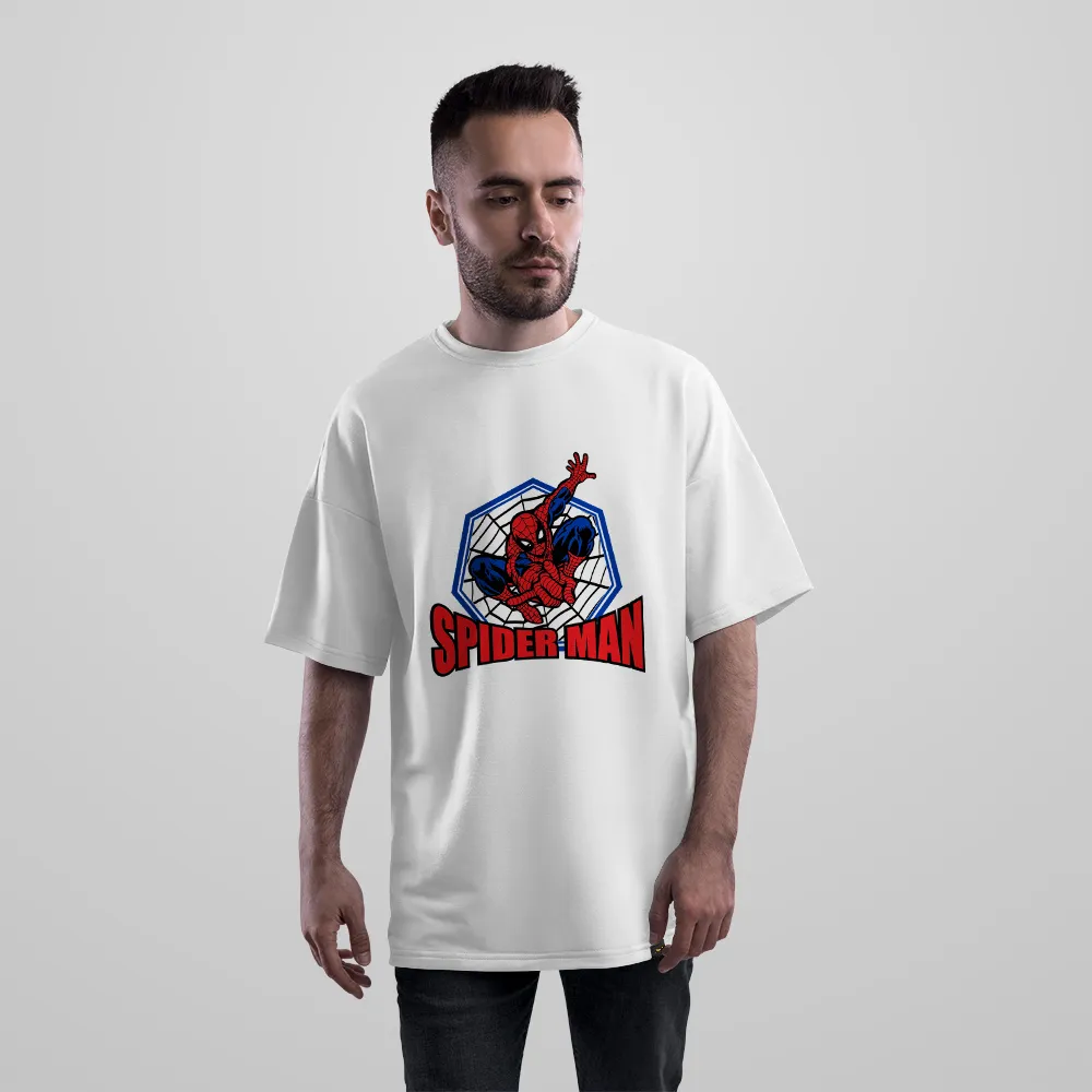 تیشرت اورسایز مرد عنکبوتی طرح کلاسیک (Spider-Man)