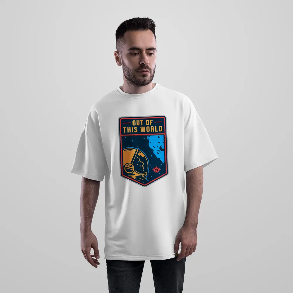 تیشرت اورسایز فضایی طرح Out of This World