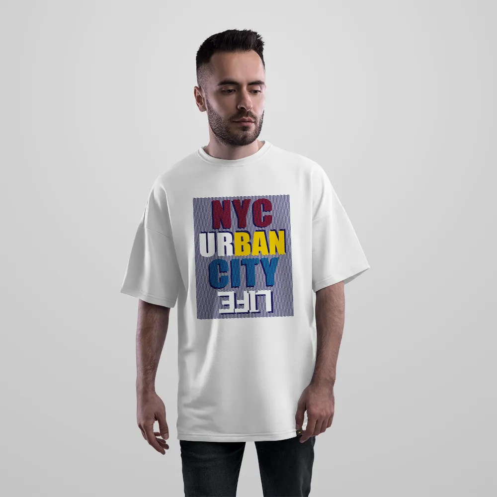 تیشرت اورسایز نیویورک طرح NYC Urban City