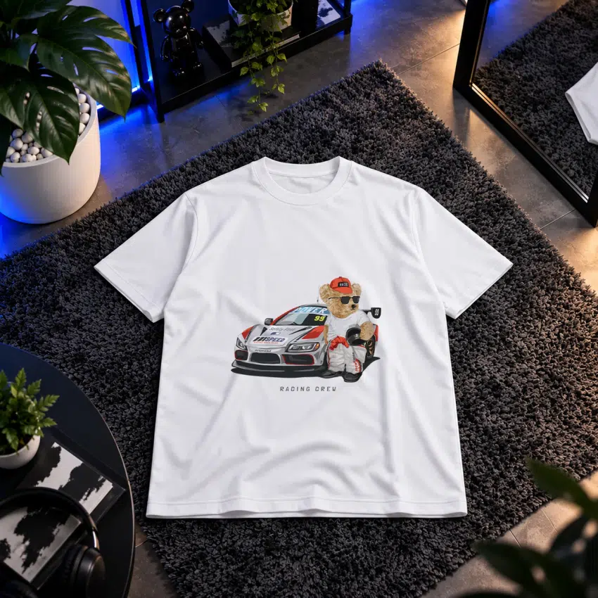 تیشرت خرس طرح تیم مسابقه (Racing Crew)