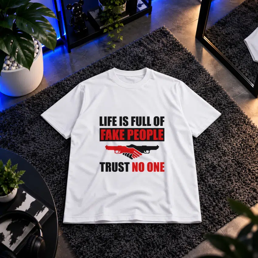تیشرت تایپوگرافی Trust No One