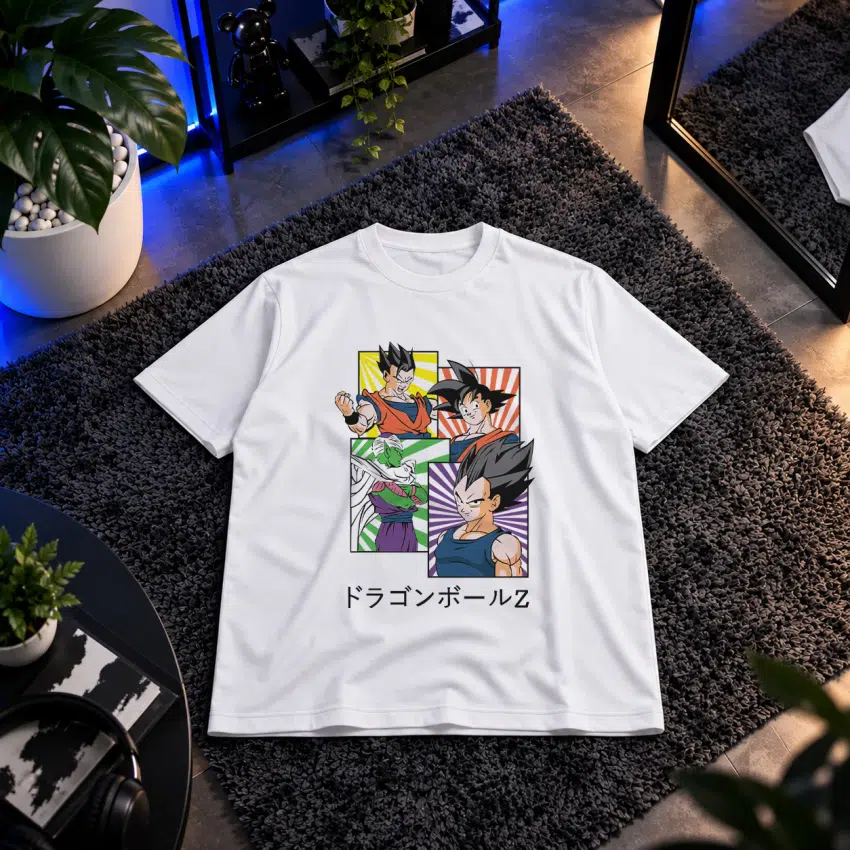 تیشرت انیمه دراگون بال طرح شخصیت‌ها (Dragon Ball)