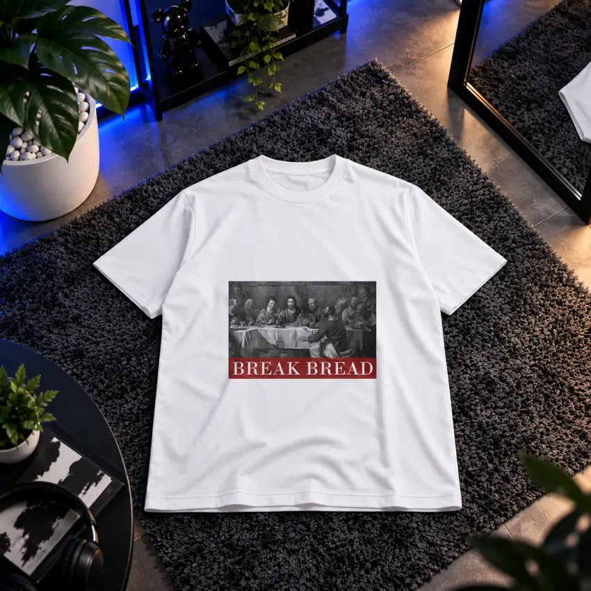 تیشرت شام آخر طرح Break Bread