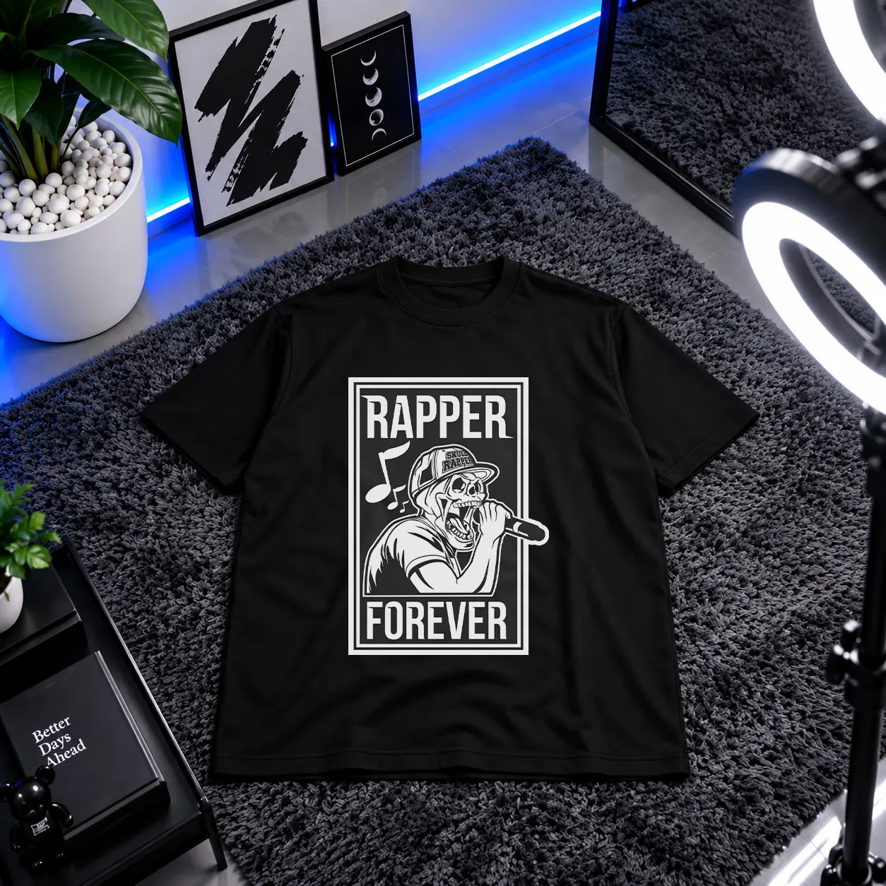 تیشرت رپر طرح Rapper Forever کد 10582