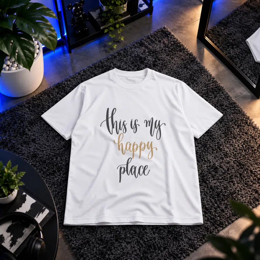 تیشرت نوشته This Is My Happy Place
