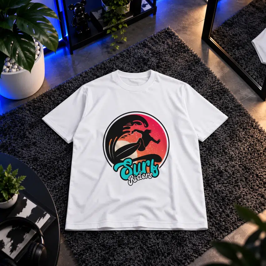 تیشرت موج‌سواری طرح Surf Riders