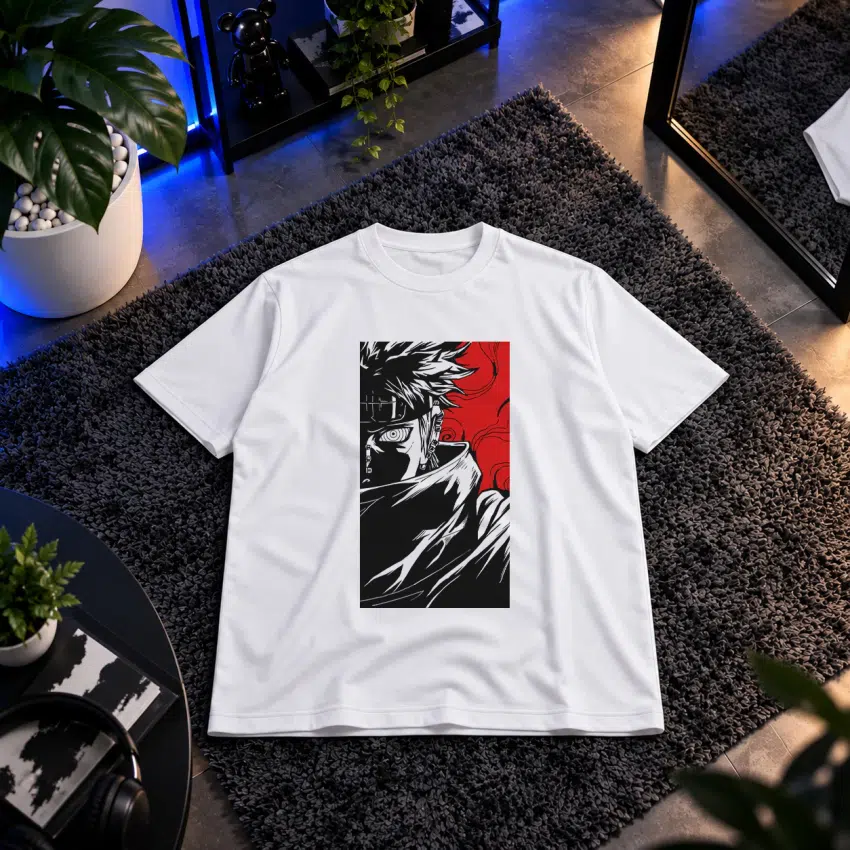 تیشرت انیمه ناروتو طرح کاکاشی هاتاکه دارک (Kakashi)