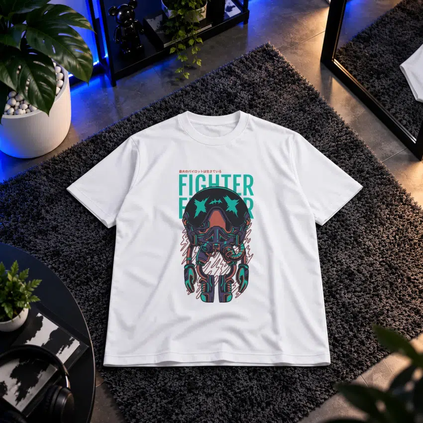 تیشرت خلبان جنگنده طرح Fighter Pilot