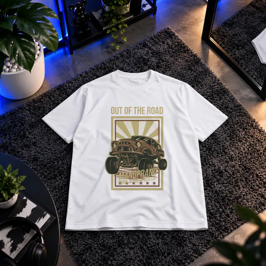 تیشرت ماشین آفرود طرح Out of the Road