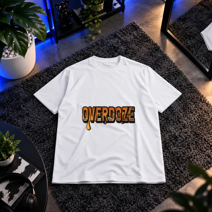 تیشرت تایپوگرافی استریت‌ویر Overdoze