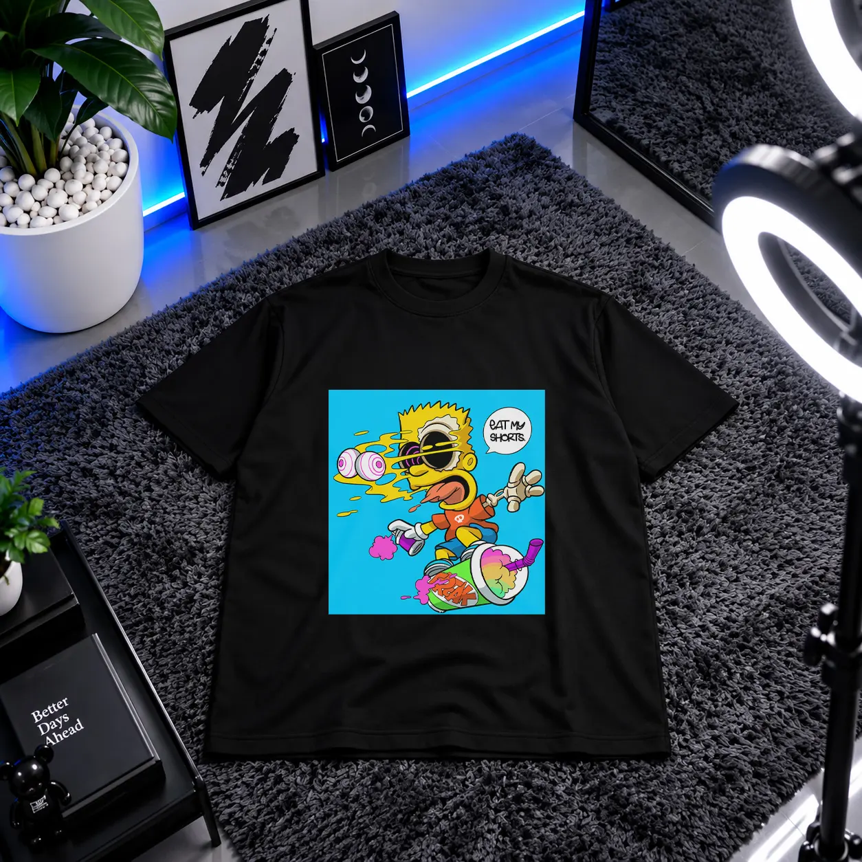 تیشرت سیمپسون‌ها طرح بارت سیمپسون (Bart Simpson) کد 12035
