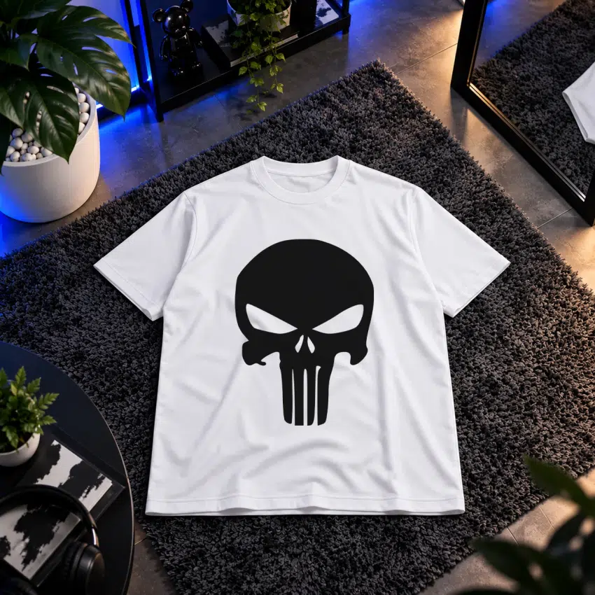 تیشرت جمجمه طرح لوگوی پانیشر (Punisher)