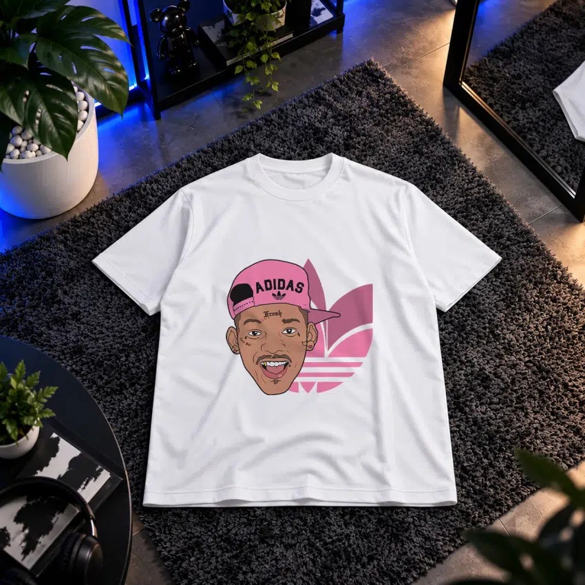 تیشرت آدیداس طرح ویل اسمیت کارتونی (Will Smith)