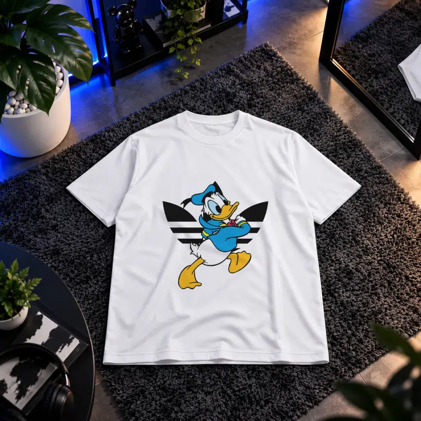 تیشرت دونالد داک طرح آدیداس کارتونی (Donald Duck)