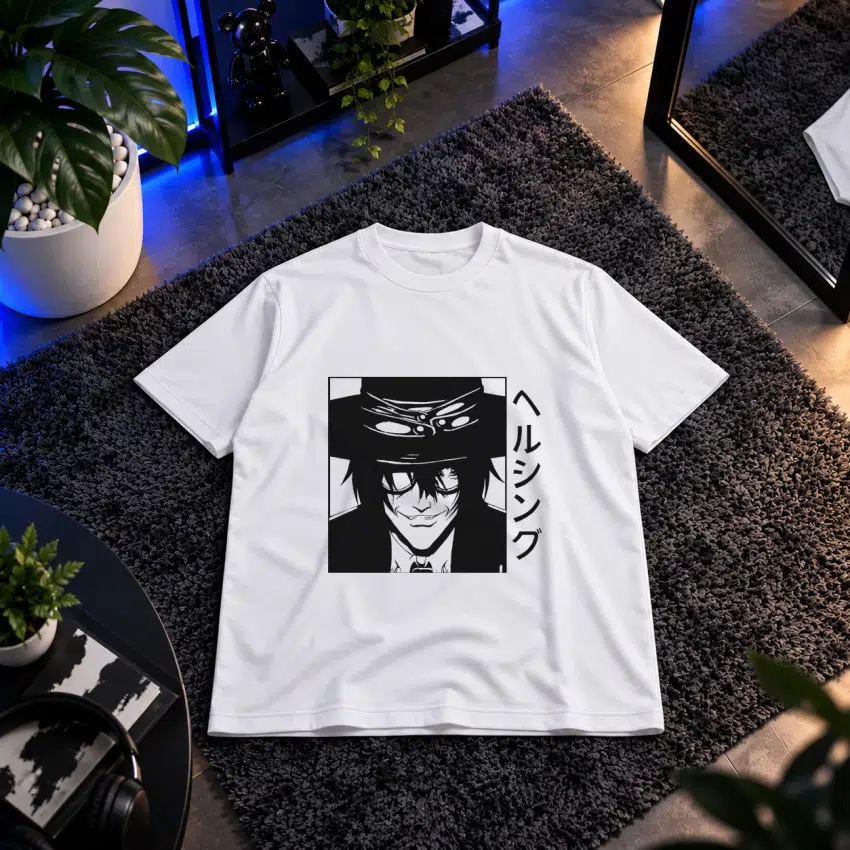 تیشرت انیمه هلسینگ طرح آلوکارد (Hellsing Alucard)