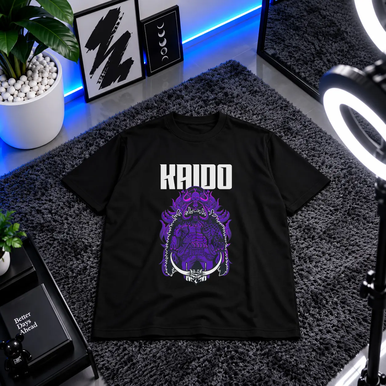 تیشرت انیمه وان پیس طرح کایدو (Kaido) کد 12555