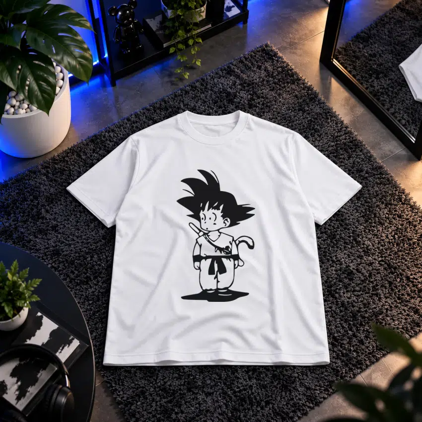 تیشرت انیمه دراگون بال طرح گوکوی کودک (Kid Goku)