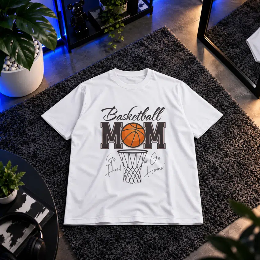 تیشرت مادر بسکتبالی طرح Basketball Mom