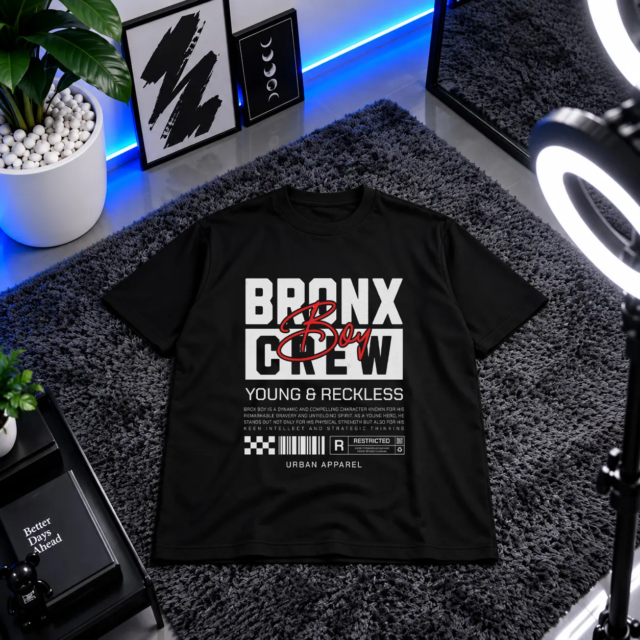 تیشرت برانکس طرح Boy Crew کد 13761