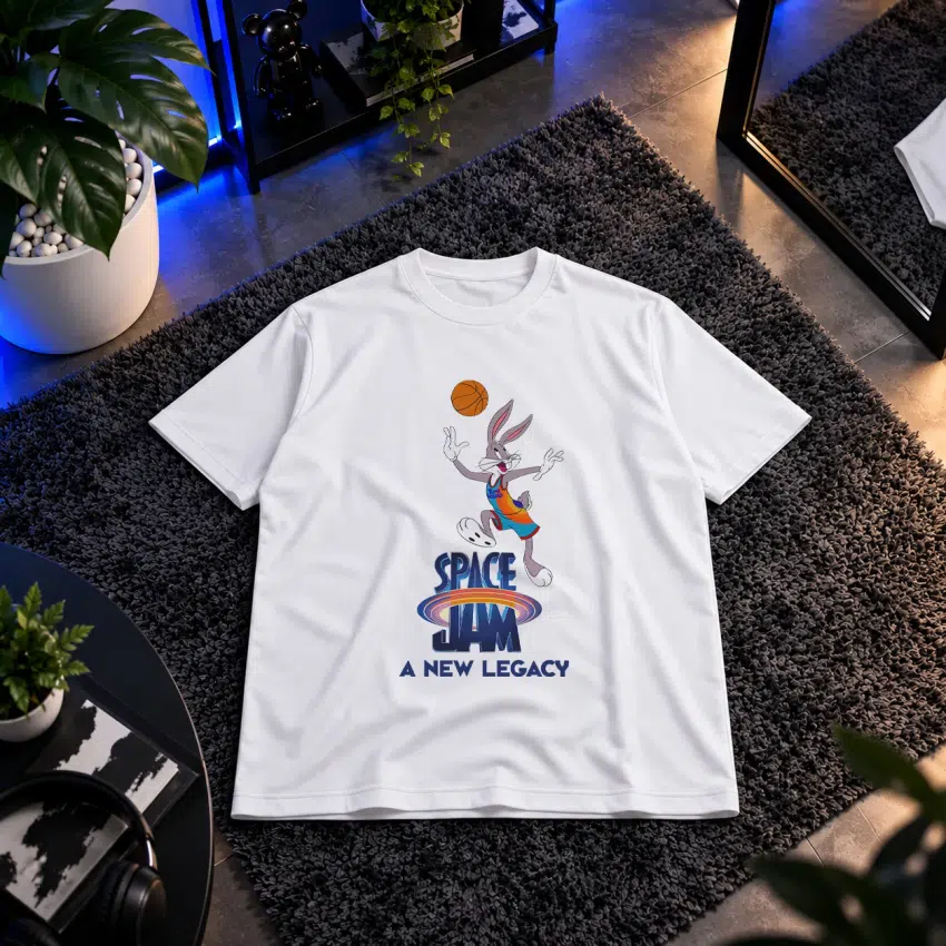 تیشرت لونی تونز طرح Space Jam (Bugs Bunny)