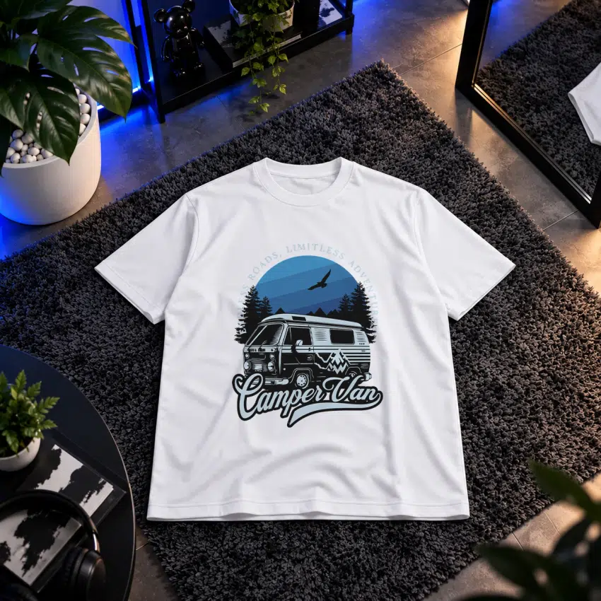 تیشرت طرح کمپر ون Camper Van