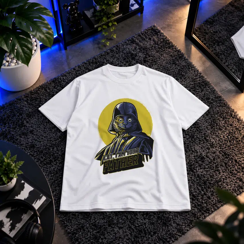 تیشرت گربه طرح دارث ویدر (Darth Vader)