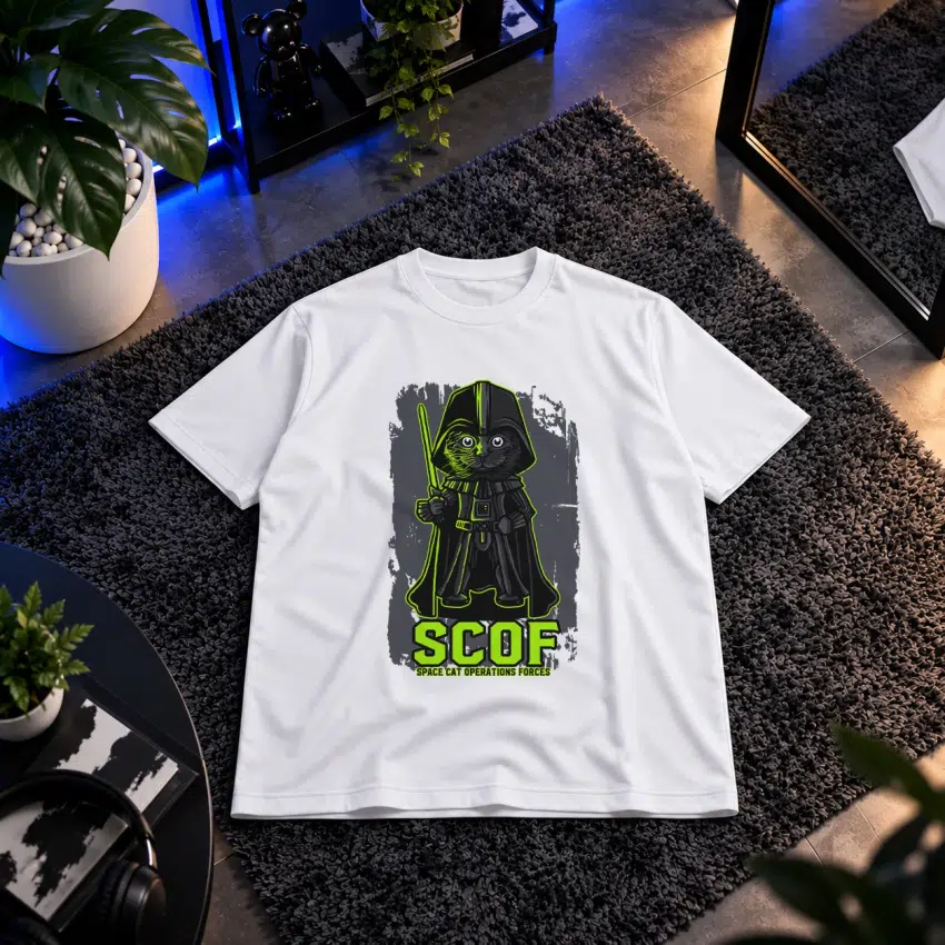 تیشرت گربه طرح دارث ویدر (SCOF)