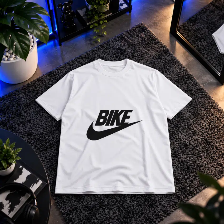 تیشرت طرح لوگوی طنز Bike کد 14569
