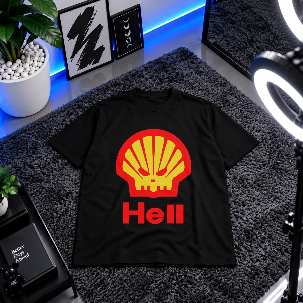 تیشرت میم طرح Shell Hell کد 14624