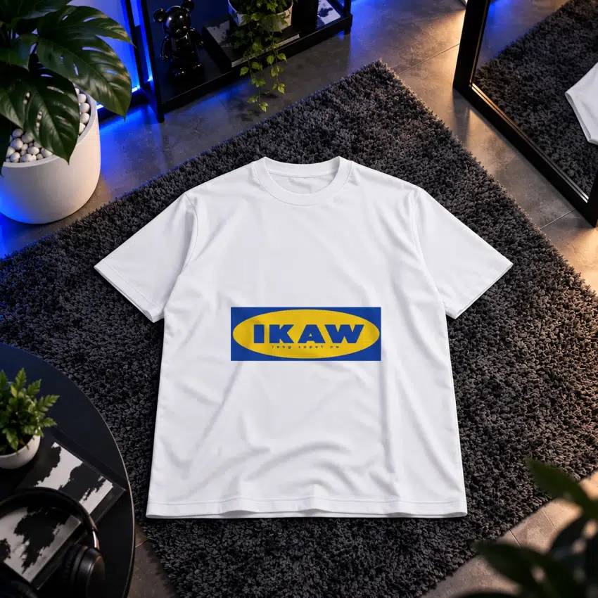 تیشرت طرح لوگوی طنز Ikaw
