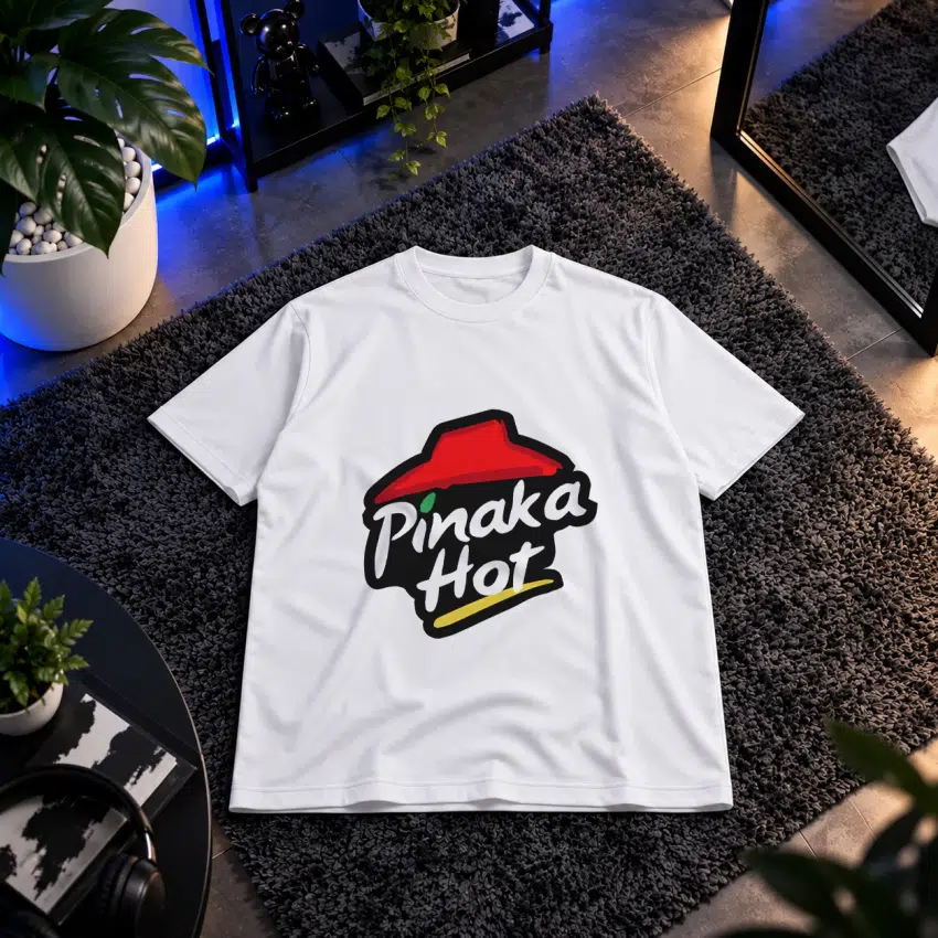 تیشرت طرح لوگو Pinaka Hot