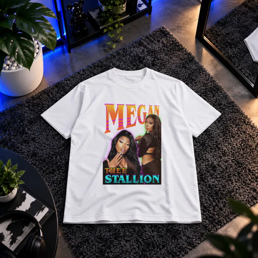 تیشرت طرح پوستر Megan Thee Stallion