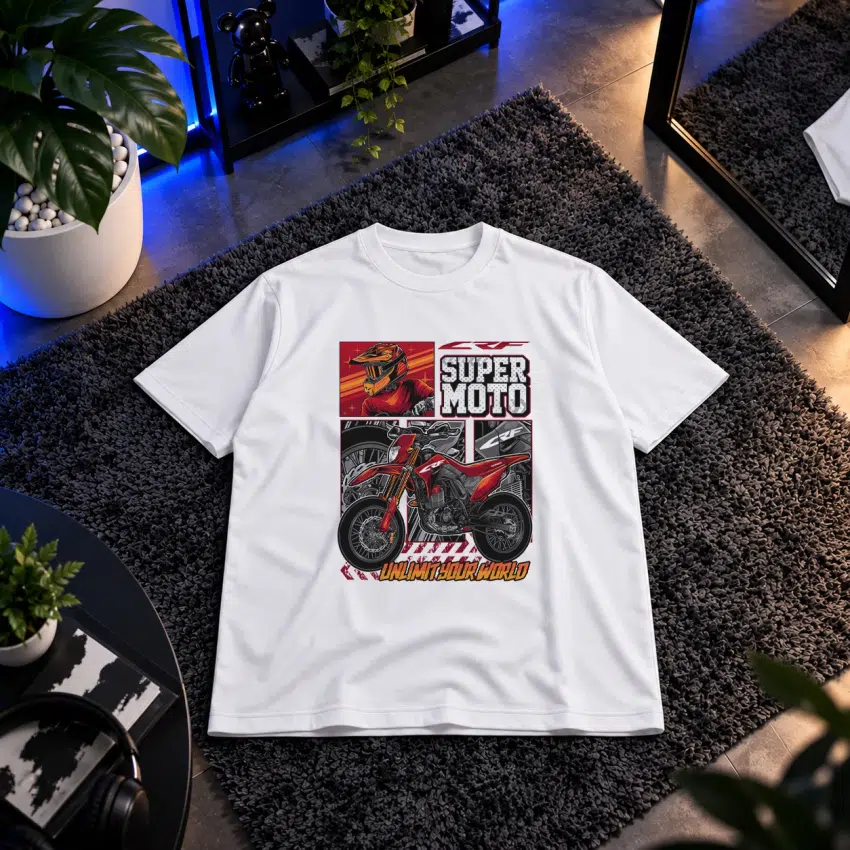 تیشرت موتورکراس طرح Super Moto
