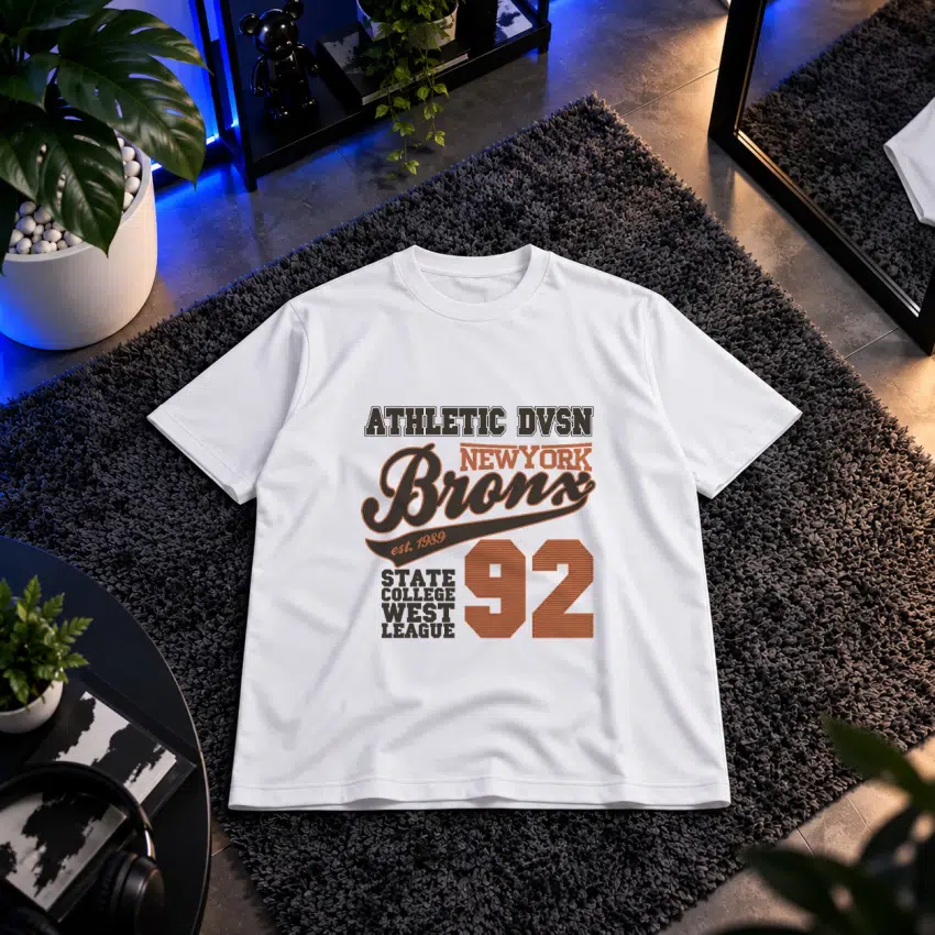 تیشرت طرح ورزشی Athletic Bronx 92
