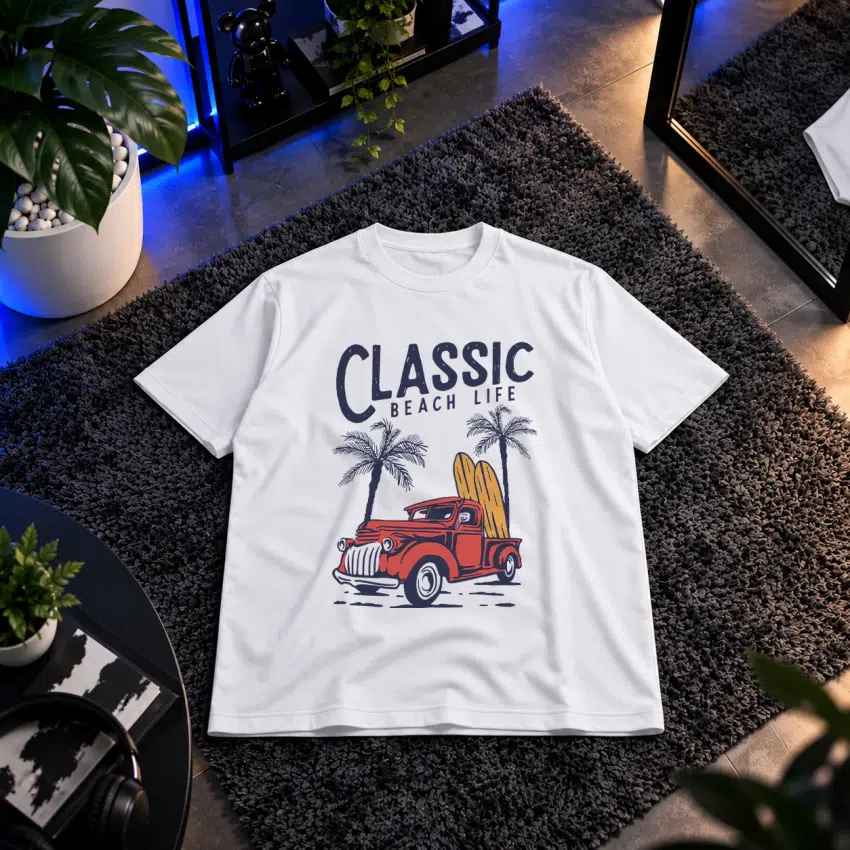 تیشرت وانت کلاسیک طرح Classic Beach Life
