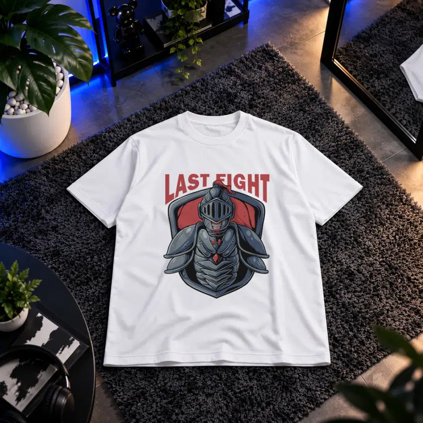تیشرت شوالیه طرح Last Fight