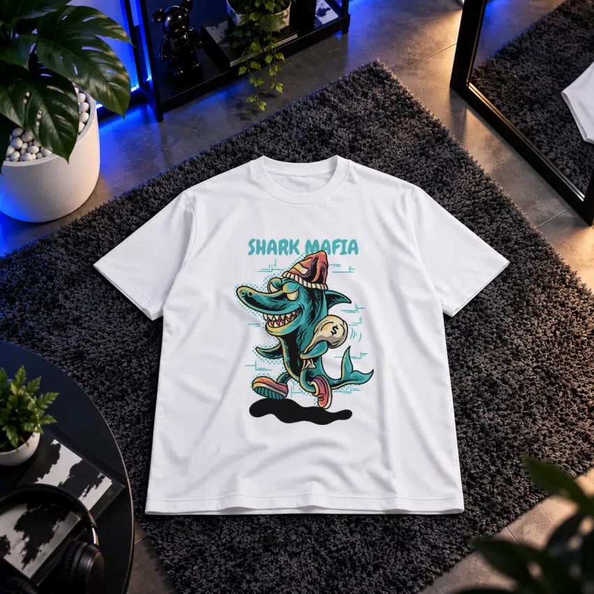 تیشرت کوسه طرح مافیا (Shark Mafia)